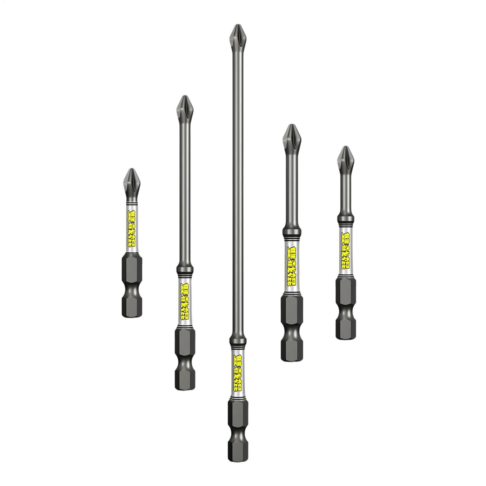 Drill Bits - Zestaw bitów do wkrętarki 5-częściowy, wytrzymały,