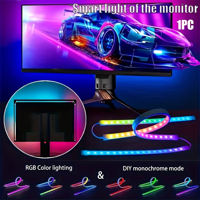 Led Strip Lights - Pasek LED RGB do gier, podświetlenie