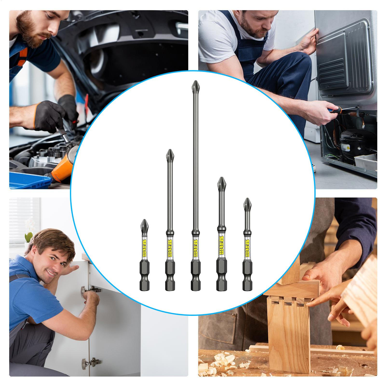 Zestaw bitów do wkrętarki 5-cz – Drill Bits recenzja i cena