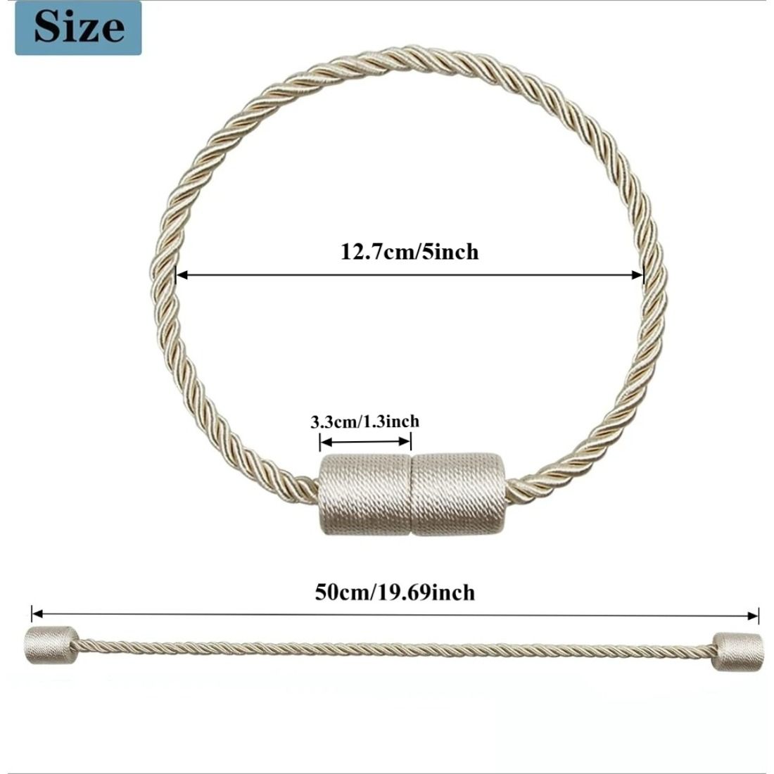 2 szt. Mocne magnetyczne uchwy – Curtain Rods recenzja i cena