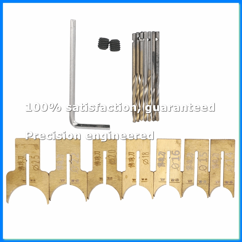 Zestaw frezów do drewna z wier – Drill Bits recenzja i cena