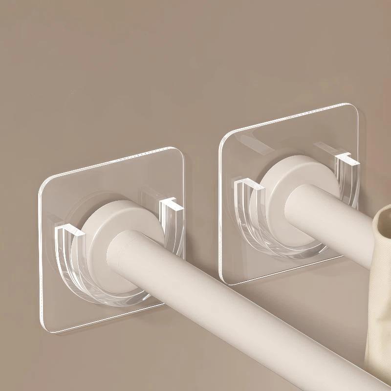 4 szt. Przezroczyste, samoprzy – Curtain Rods recenzja i cena