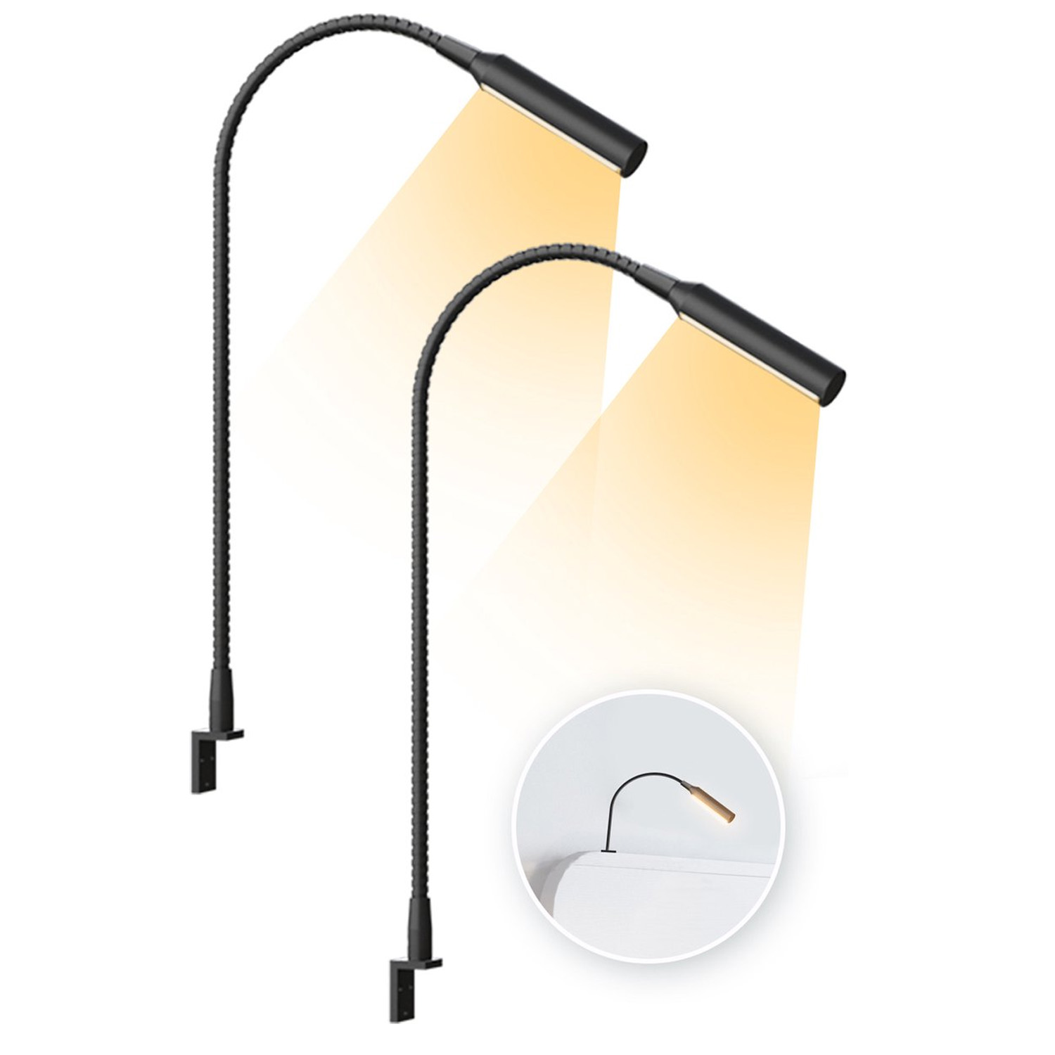 2 sztuki lamp LED do czytania  – Light Switch recenzja i cena